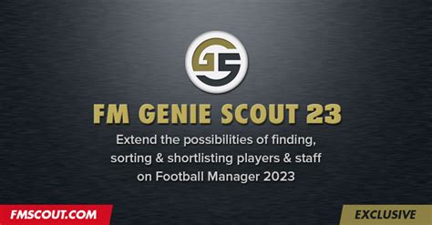 Genie scout list index out of bounds  FM Genie Scout has always been the world's favorite scout utility for Football Manager since its very first version