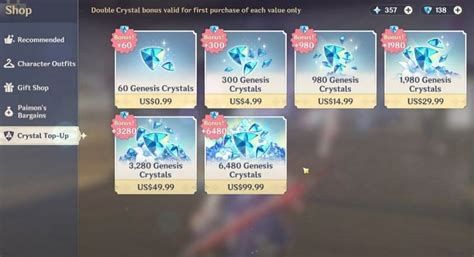 Genshin top up reset  This is a better deal than simply buying 300 Genesis Crystals