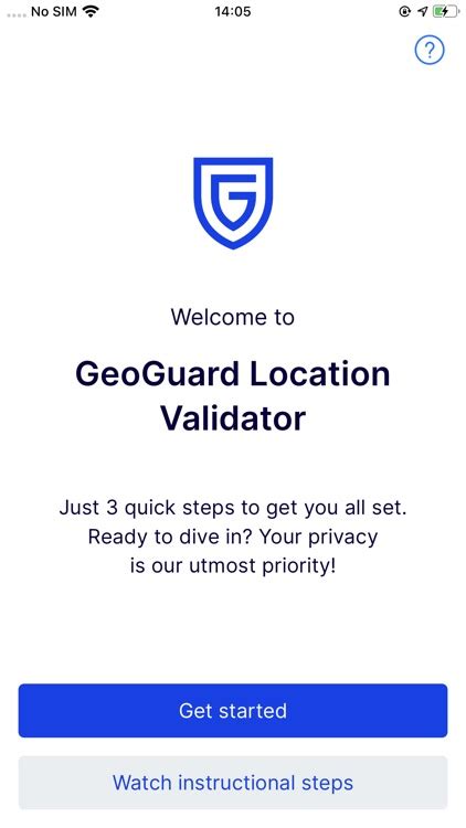 Geoguard location validator  Please open Settings-> GeoGuard Location Validator-> Location and select Always: While opening the app, I don’t see the 'Always Allow' option in the 'Allow GeoGuard Location Validator to access your location?' popup