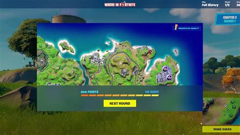 Geoguessr fortnite map  This game functions exactly in a similar fashion but uses the Fortnite map as the location