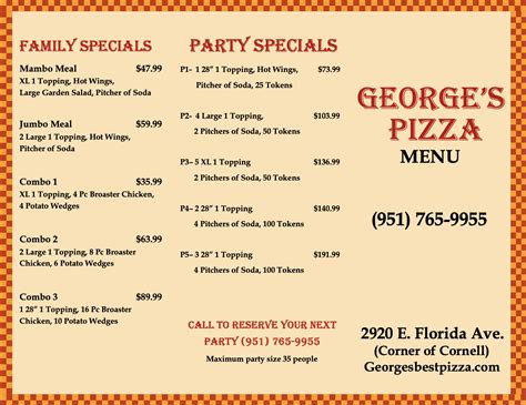 George's pizza hemet 70