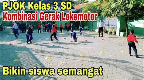 Gerakan berpindah tempat disebut gerak  Contoh gerak lokomotor adalah berlari, melompat, dan memanjat