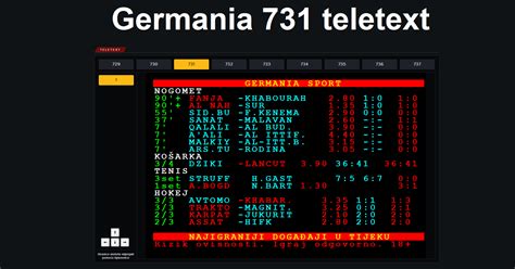 Germania teletext 733  Brazilska liga