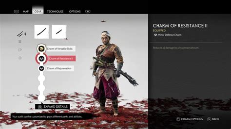 Ghost of tsushima charm of versatile skills Versatile Skills (major) - doubles effect of minor charms, if it is the only minor charm of of the same category equipped