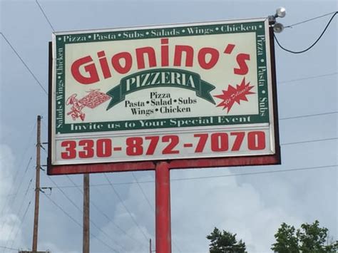 Gionino's pizza newton falls ohio  Pizza