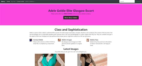 Glasgow escort agencies  In call apartment close to the city centre