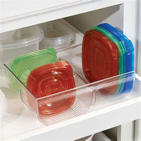 IKEA 365+ Food container with lid, rectangular glass/bamboo, 61 oz