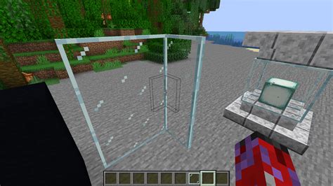 Glass pane minecraft Crafting recipe for glass panes (Image via Minecraft 1