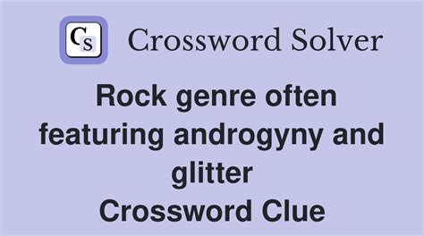 Glittery rock genre S