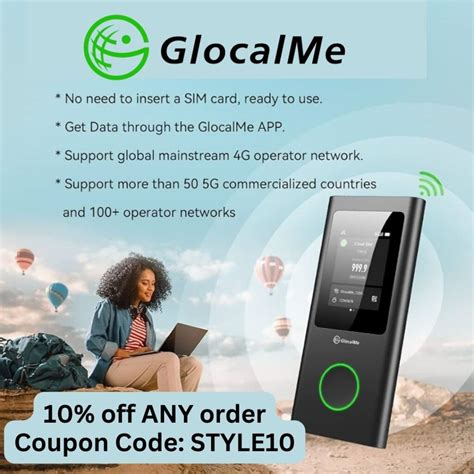 Glocalme coupons  GlocalMe® is the world's most popular roaming-free portable mobile hotspot that make easy connection in over 140 countries and regions