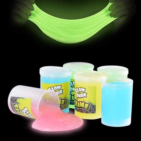 DIY Slime Kit for Girls Boys - Ultimate Glow in The Dark Glitter Slime Making
