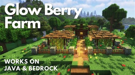 Glow berries minecraft farm Even though the new cave generation is not in Minecraft 1