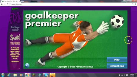 Goalkeeper premier - friv  To goal, you have to observe the position of the goalkeeper