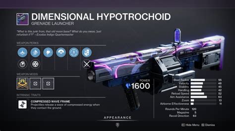 God roll dimensional hypotrochoid  I don't really use lightgg but I'm guessing it also isn't consistent with marking guns as good rolls/god rolls