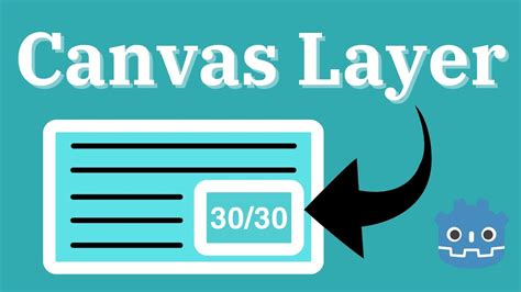 Godot 4 canvas layer  You may not have a need for it in your game now, but it's good practice to place your UI under a CanvasLayer