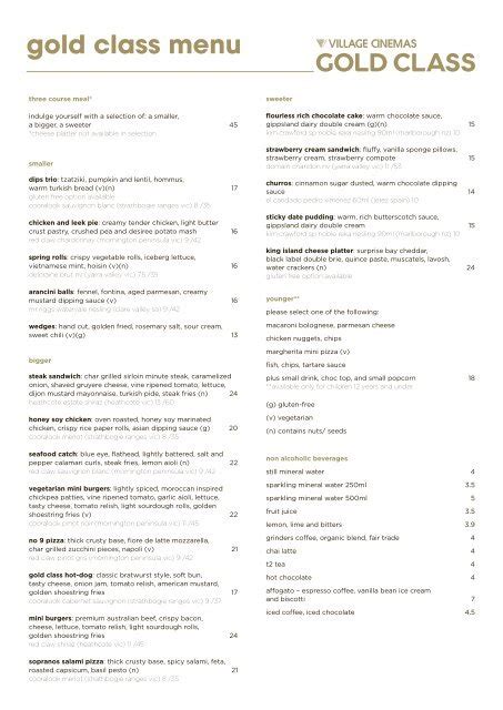 Gold class karingal menu Ginseng: Very Good! - See 253 traveler reviews, 9 candid photos, and great deals for Frankston, Australia, at Tripadvisor