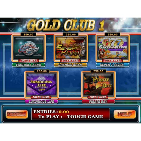 Gold club 1 multi game by trestle – dual screen  DIP Switch Set Up