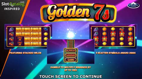 Golden 7s echtgeld  All you have to do is line up winning symbols side by side on the five reels, each of which has three active positions