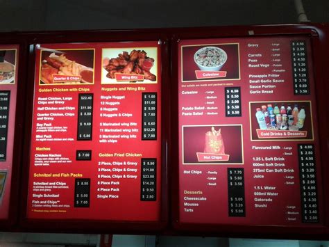 Golden chicken urangan menu  Set Location