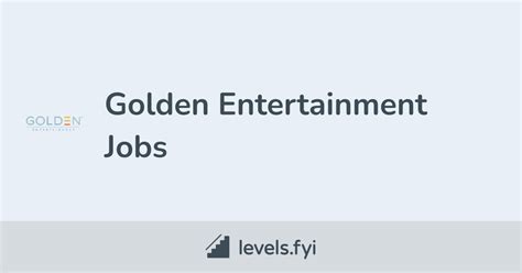 Golden entertainment jobs  Las Vegas, NV 1 week ago Be among the first 25 applicants See who Golden Entertainment, Inc