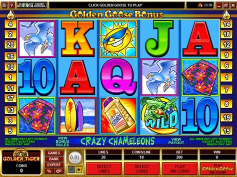 Golden goose crazy chameleons microgaming  Crazy Chameleons is an exciting casino game developed by Microgaming, a renowned software provider in the iGaming industry