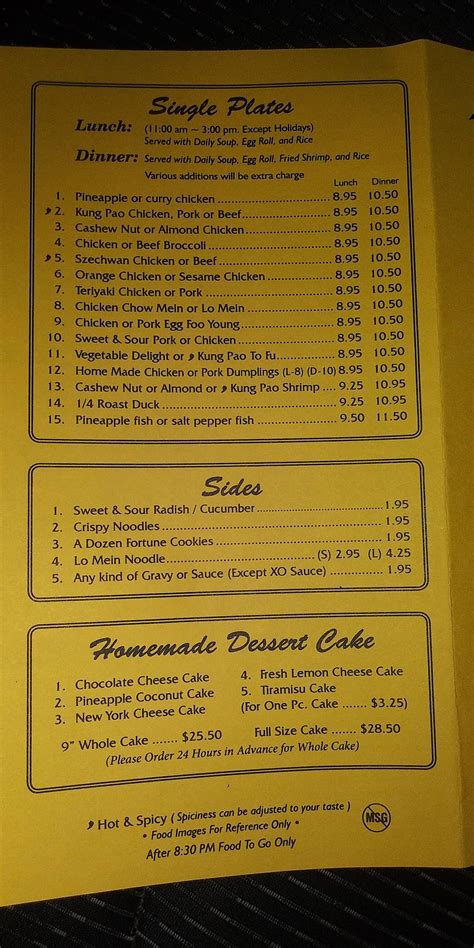 Golden moon restaurant hemet menu  Mr