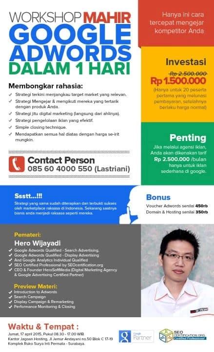 Google adwords surabaya  Babatan Pratama 8/F-2 Wiyung, Surabaya 60227 Koordinat lokasi: -7