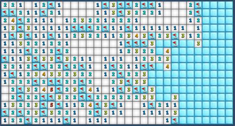 Google minesweeper  Depending on the size of the board, there are more mines - We've got a beginner minesweeper board, and there is also an intermediate minesweeper game, and an expert minesweeper board