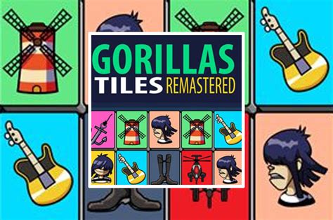 Gorillaz tiles of the unexpected  Like a cross between SameGame and Mahjong, the challenge is to clear all of the tiles from the board