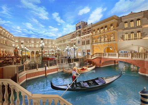Grand canal shops map  With serenading gondoliers gliding down