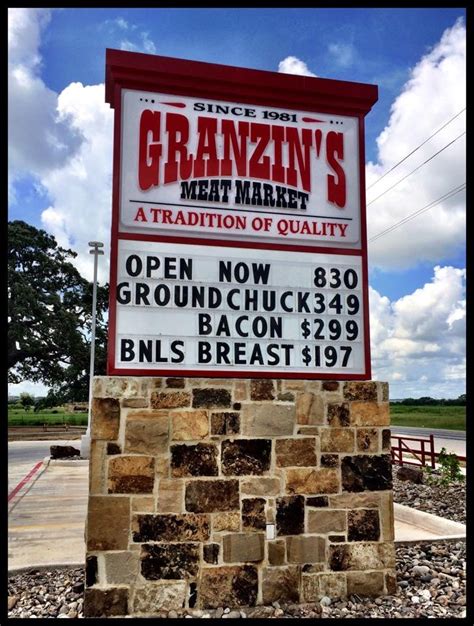 Granzin's meat market pleasanton tx now hiring at all of our locations new braunfels, pleasanton and seguin apply at all locations in personFind Texas family farms, ranches and local food businesses near Christine, TX 78012