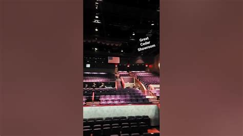 Great cedar showroom foxwoods view from my seat  venues that don't have sections around the entire stage) seat numbers follow a different logic