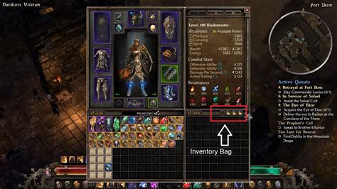 Grim dawn inventory bags  Once you start getting more bags you'll see the greyed out one is the selected bag