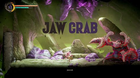 Grime jaw crab  – difficulty walking or