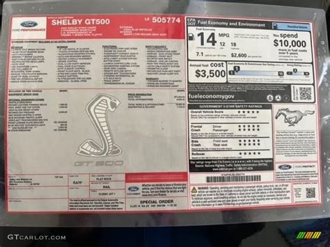 Gt500 golden ticket  The 2020 Ford Mustang Shelby GT500 is the most powerful street legal Ford in history