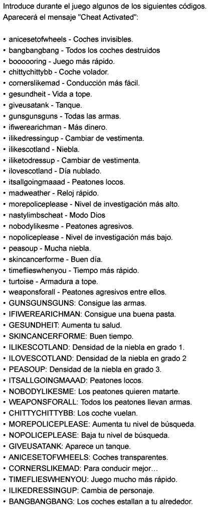 Gta 3 trucos  3- Cuando empezamos tendremos $ 500