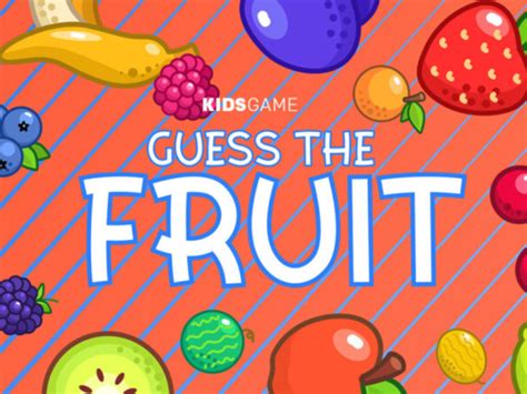 Guess the fruits game online  Each slide has a set of 3 questions that reveal a clue about the fruit or vegetable that children are trying to guess
