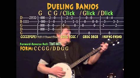 Guitar tabs dueling banjos Smith played tenor banjo and Reno played 5-string on the original Feudin' Banjos recording, I understand