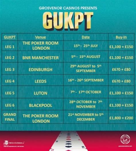 Gukpt luton 2023  Win points in any 2020 “Grosvenor presents events” including GUKPT, 25/25 and 25/50s, Deepstack, Seasonal Specials and Goliath to qualify