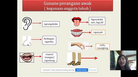 Gunane kanggo perangane awak lengkap  pasrah b