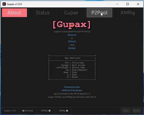 Gupax  release Documentation for the next release