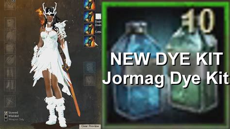 Gw2 jormag dye kit  Contains one random armor dye from a pool of 25 colors that includes six exclusive colors