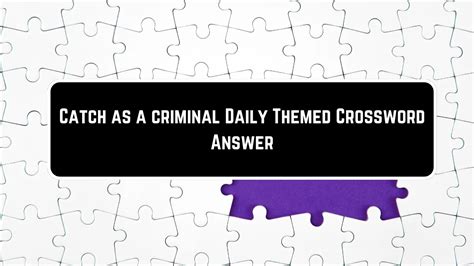 Habitual criminal crossword clue  Enter the length or pattern for better results