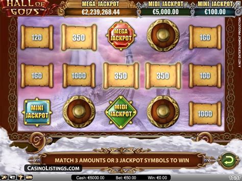 Hall of gods jackpot history 19% meaning you’ll get a win in over 1 in 3 spins