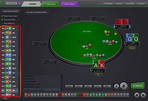 Hand history replayer  Just upload any PokerStars hand history to get an instant viewable replay of your hand! Select the Hands page using the “Analyze” dropdown menu at the top of the page