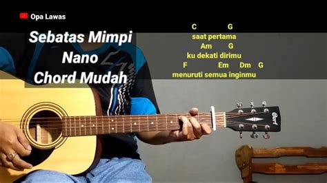 Hanya sebatas mimpi chord  [Intro] A B C#m F# F#m A B