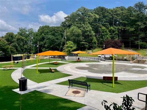 Hapeville splash pad  In accordance with best safety and sanitation practices, the Splash Pad is undergoing thorough maintenance, consistent with opening a large water feature