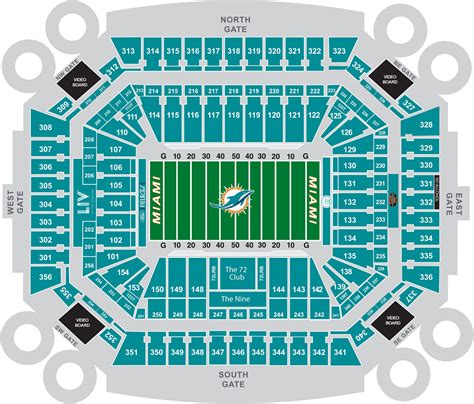 Hard rock stadium seat views  Hard Rock Stadium · Miami Gardens, FL