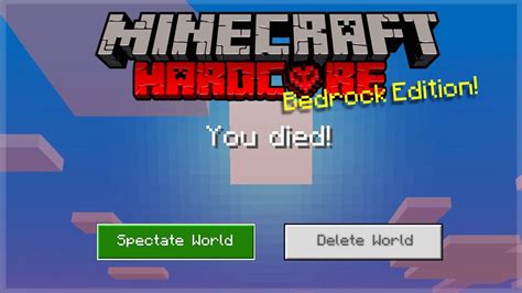 Hardcore addon bedrock 20 Other Mod