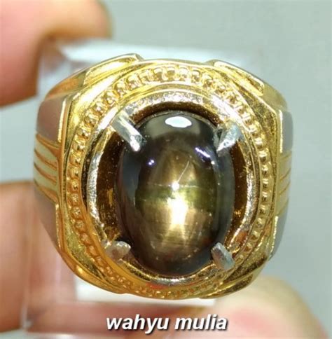 Harga batu kresnadana Di jual Batu Bacan Ukuran Besar Cincin Akik Asli (Kode 1445) Kode Barang : 1445